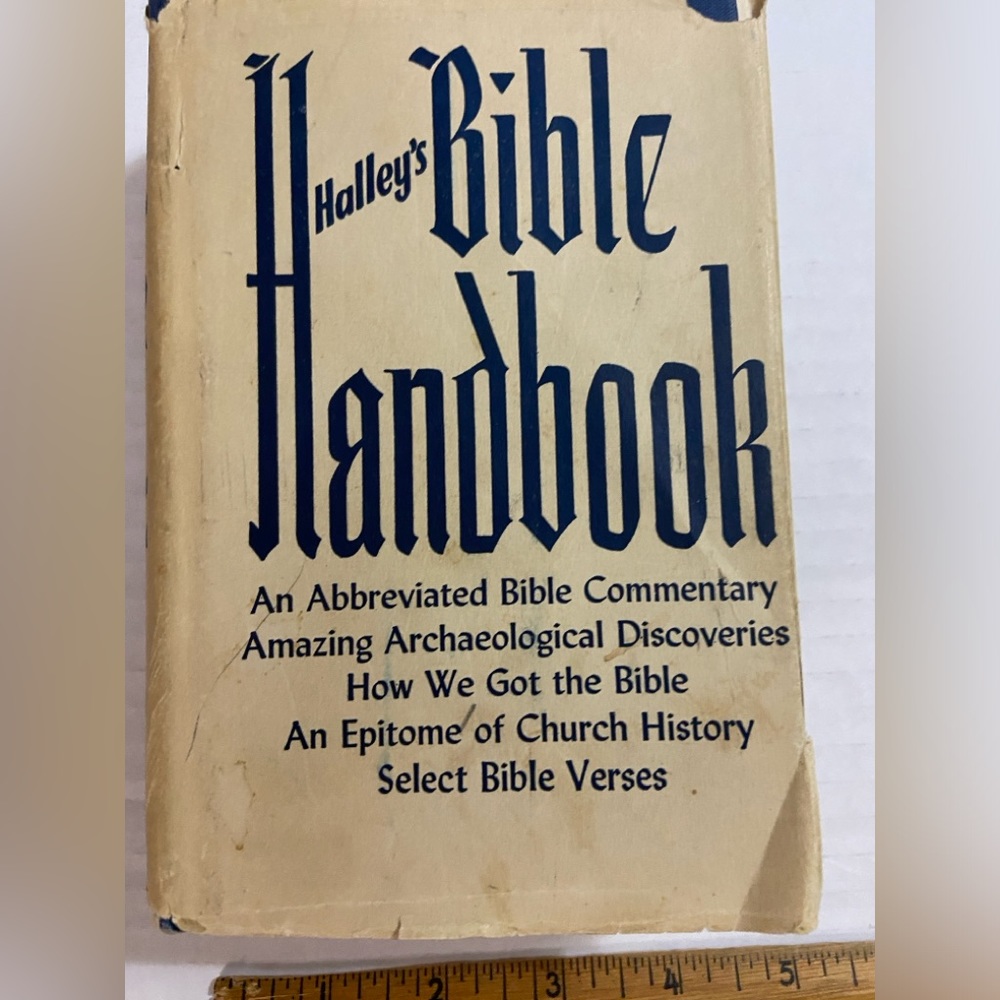 Halley’s Bible Handbook Hardcover from 1957  Good Condition